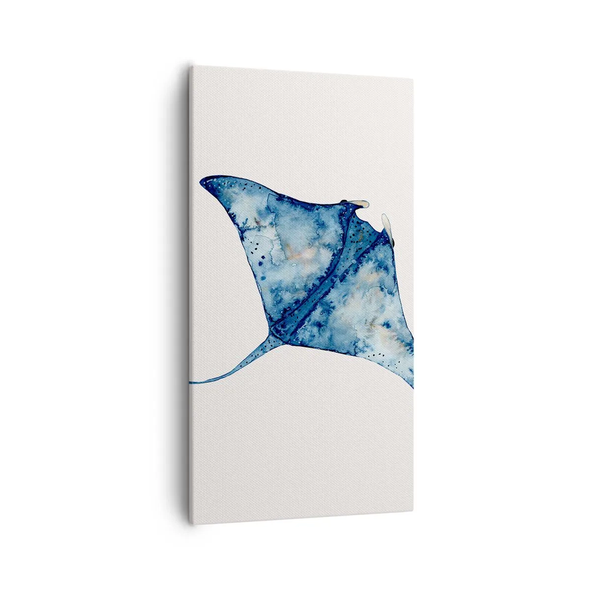 Obraz na plátně - Život v modři - 55x100 cm