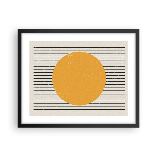 Plakát v černém rámu - Síla jednoduchosti - 50x40 cm