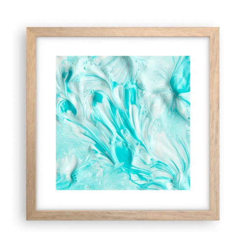 Plakát v rámu světlý dub - Navždy spolu - 30x30 cm