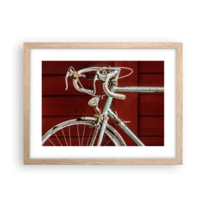 Plakát v rámu světlý dub - Stvořený pro vítězství - 40x30 cm