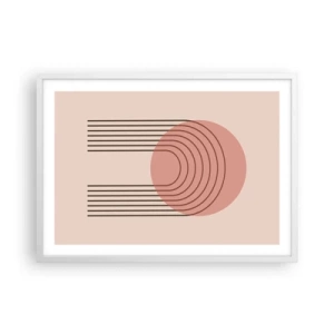 Plakát v bílém rámu - Neodolatelná přitažlivost - 70x50 cm