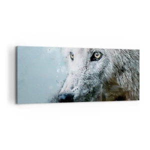 Obraz na plátně - Seznamte se s vlčí duší - 120x50 cm