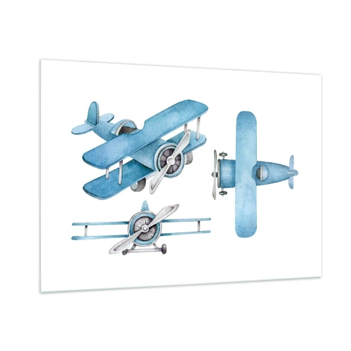 Obraz na skle - Rozený vítěz - 100x70 cm