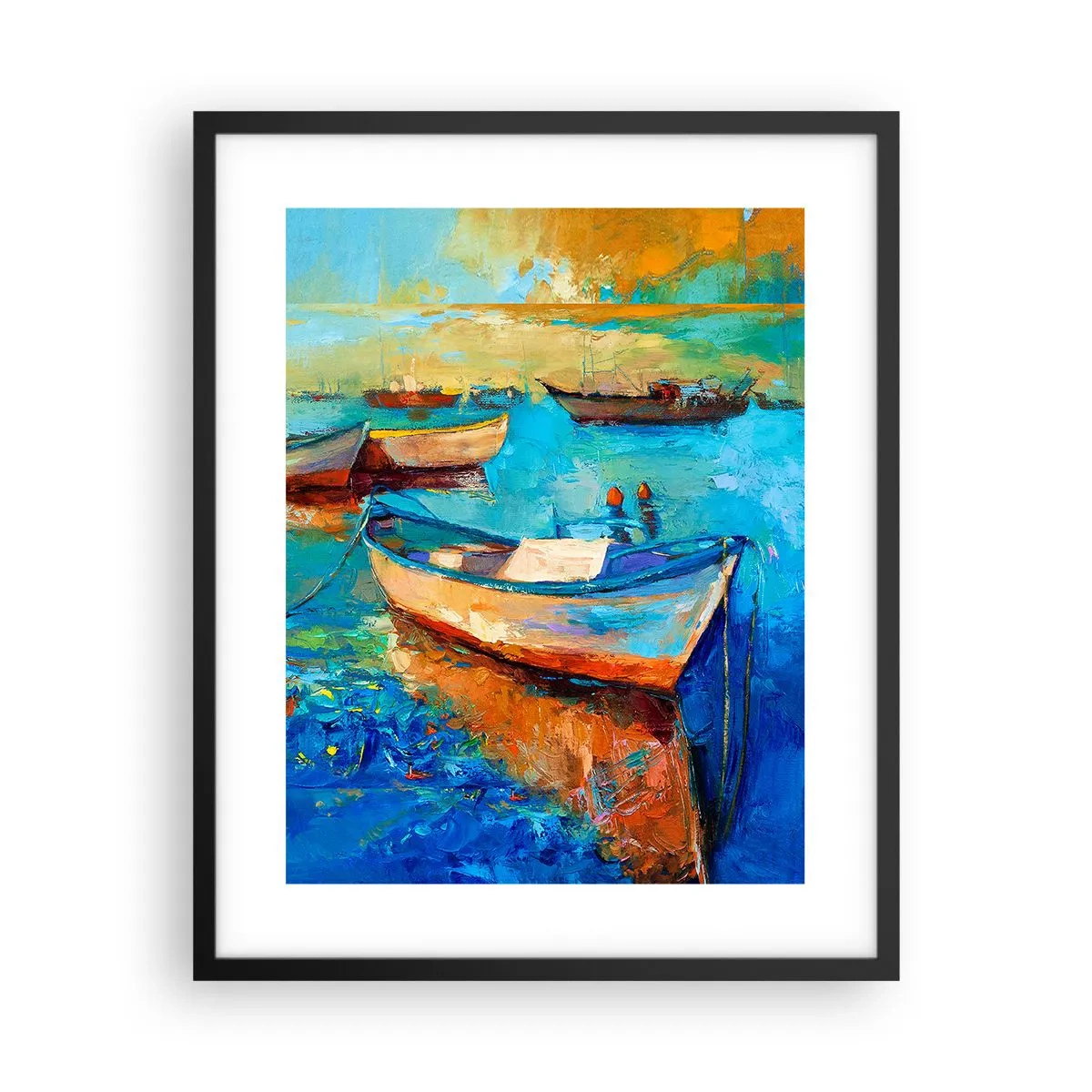 Plakát v černém rámu - V jižním zálivu - 40x50 cm