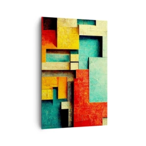 Obraz na plátně - Festival pravých úhlů - 80x120 cm