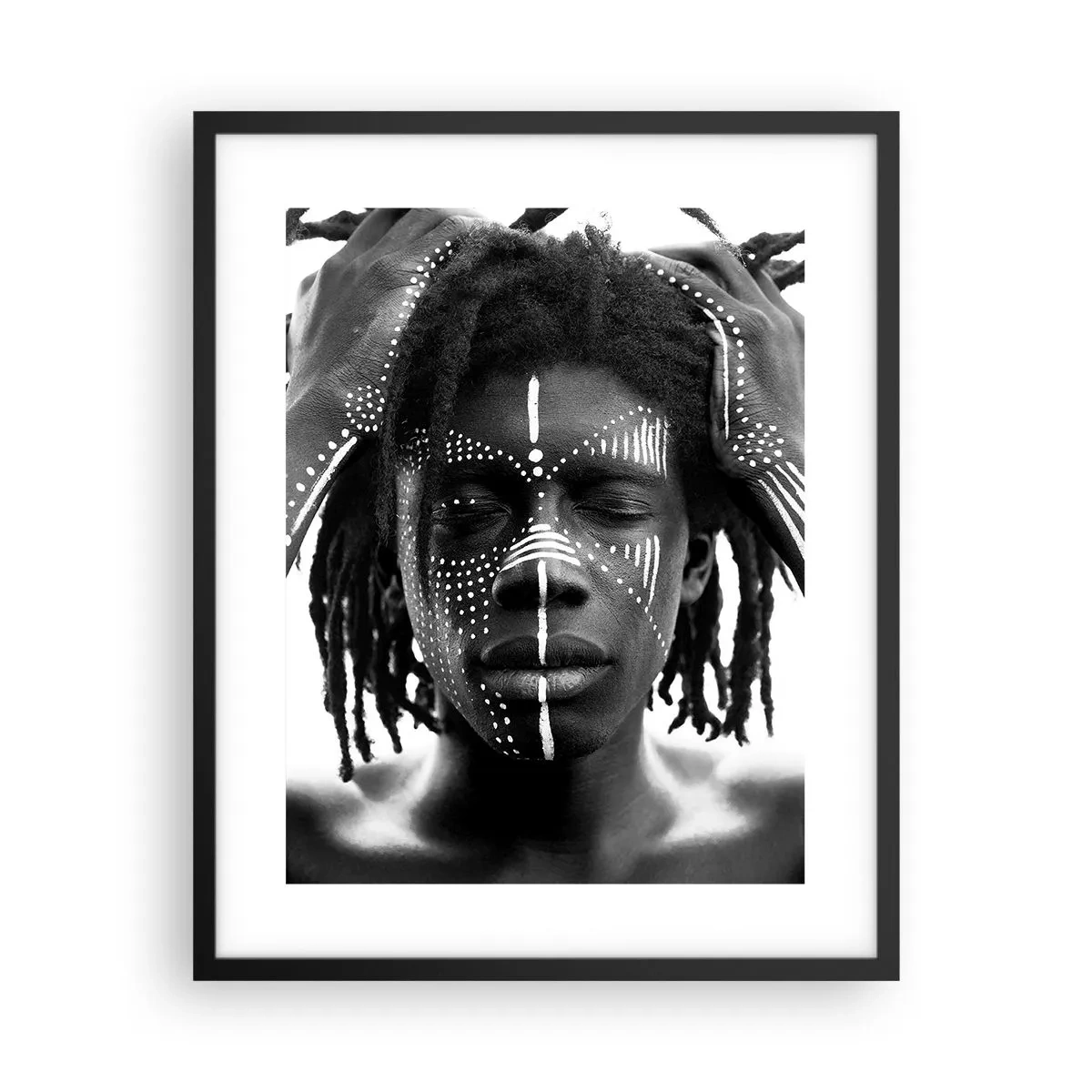 Plakát v černém rámu - Kde jsi? - 40x50 cm