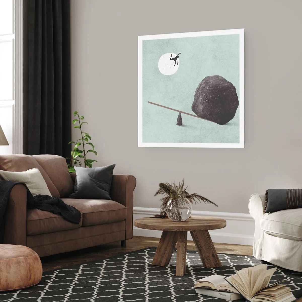 Plakát - Splněný sen - 30x30 cm