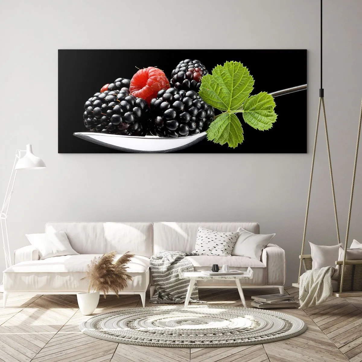 Obraz na skle - Chuť svěžesti - 100x40 cm