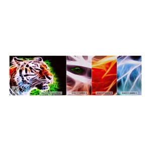 Vzor Fototapety Premium Sand - Nebezpečná aura - Abstrakce, Zvířata, Dravec - 100x30 cm