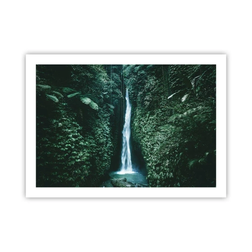 Plakát - Tropický pramen - 70x50 cm