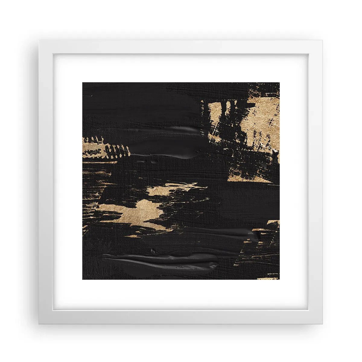 Plakát v bílém rámu - Stopa doteku - 30x30 cm