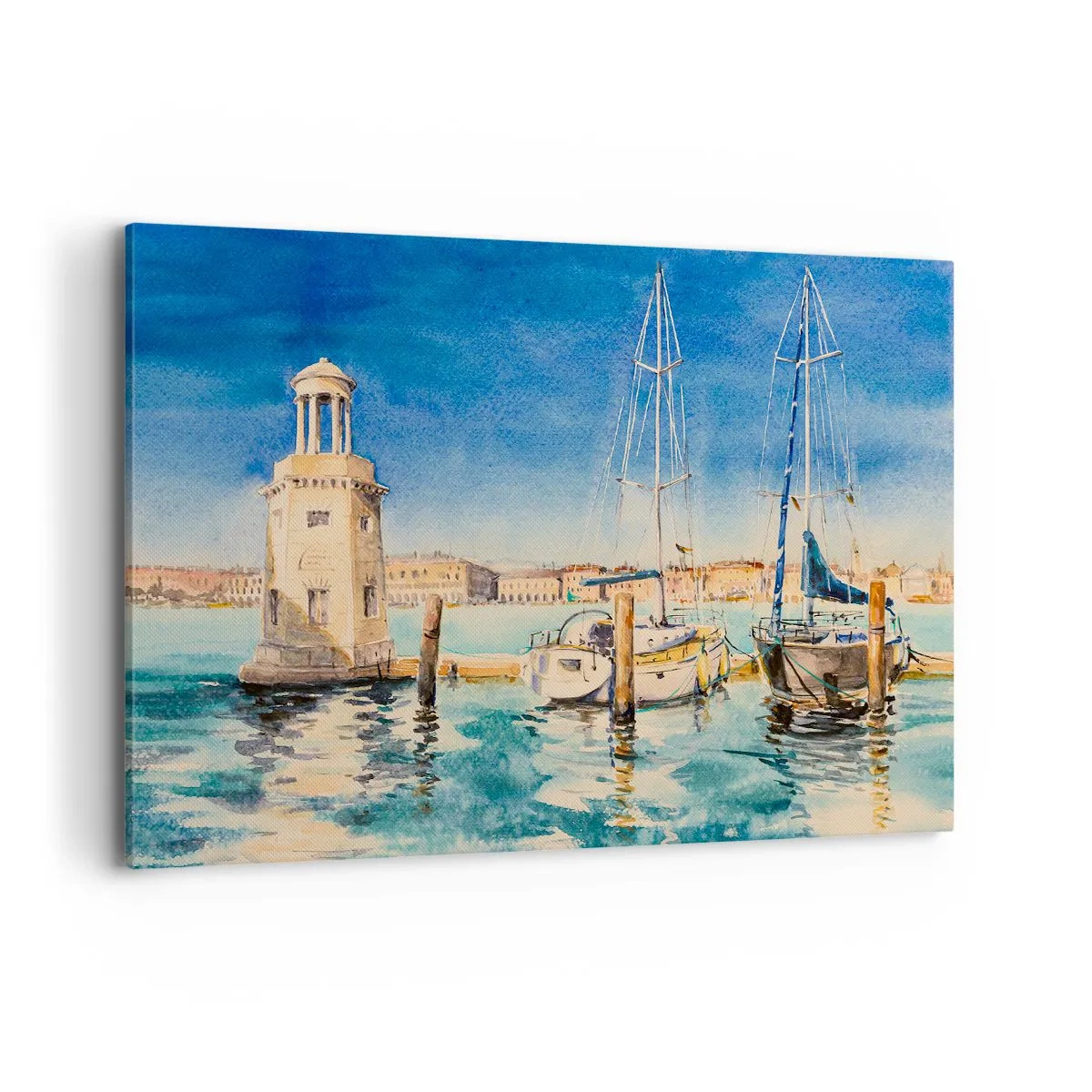 Obraz na plátně - Slunečná laguna - 120x80 cm