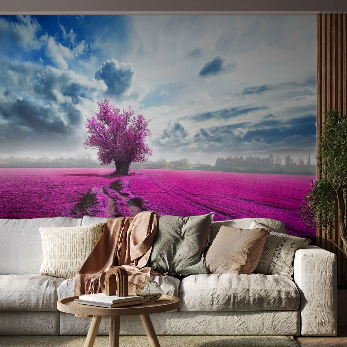 Fototapeta Samolepicí Deluxe Sticker - Vřesoviště - divočina - Krajina, Heathers, Příroda - 250x175 cm