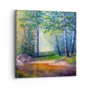 Obraz na plátně - Scénář selanky - 30x30 cm