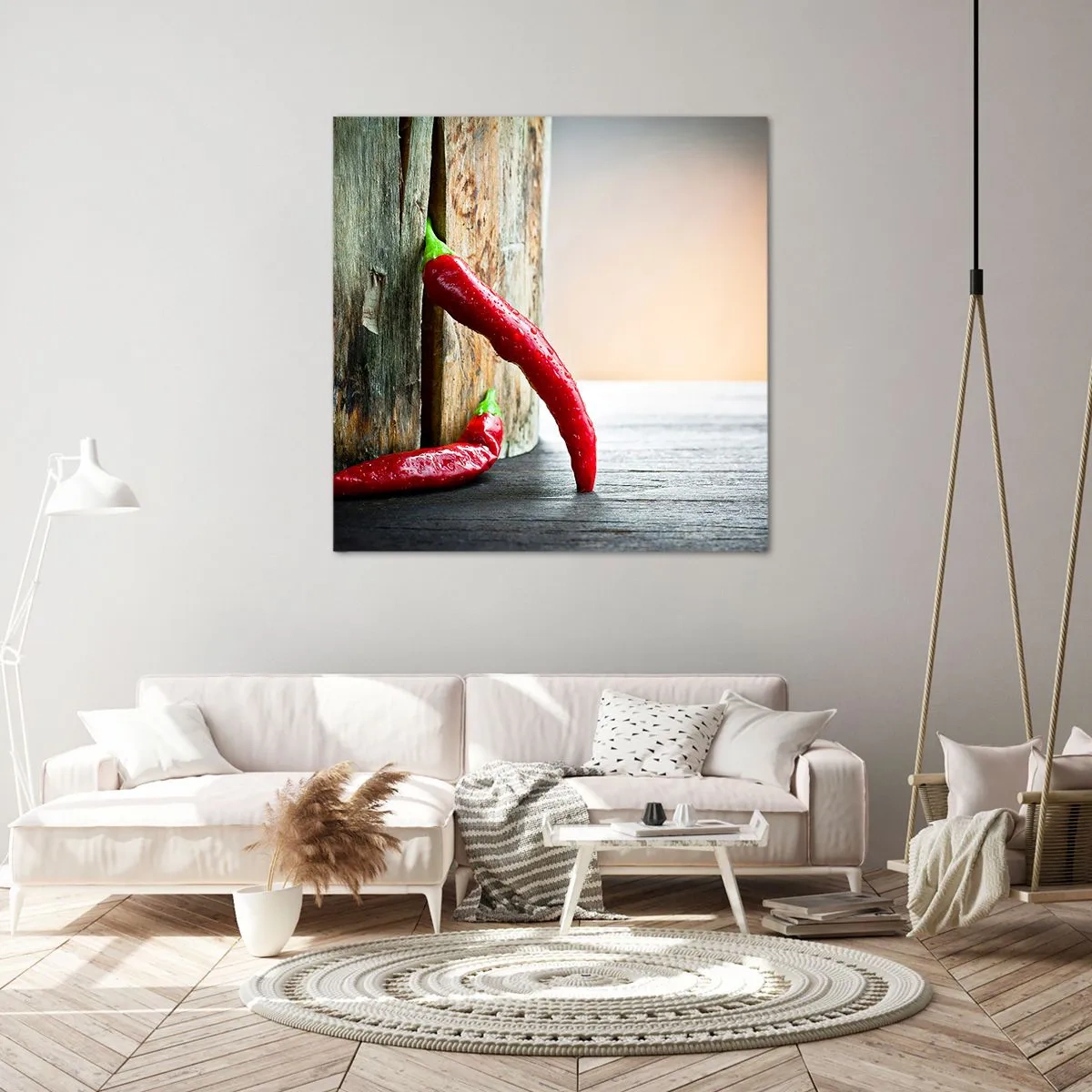 Obraz na plátně - Red hot chili peppers - 30x30 cm