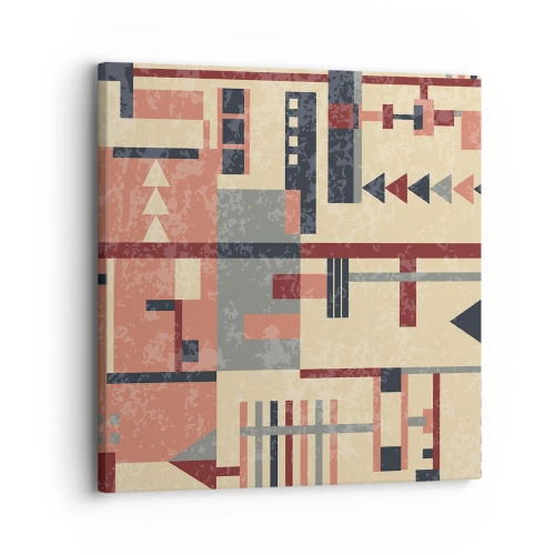 Obraz na plátně - Vodorovná a svislá kombinace - 30x30 cm