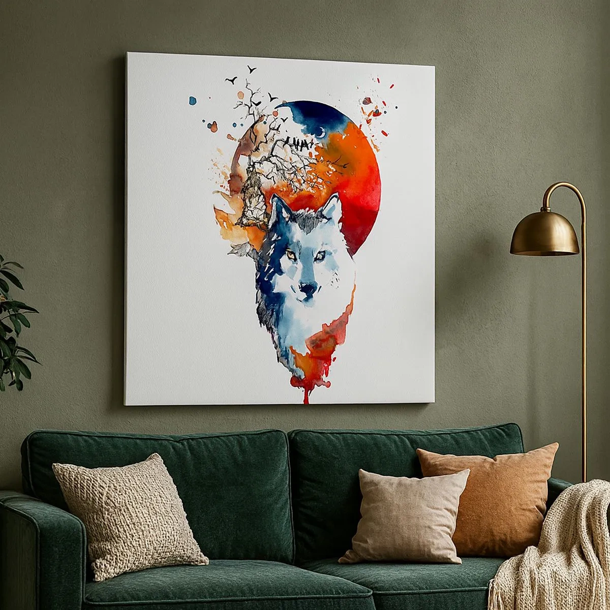 Obraz na plátně - Nosem na skle - 30x30 cm