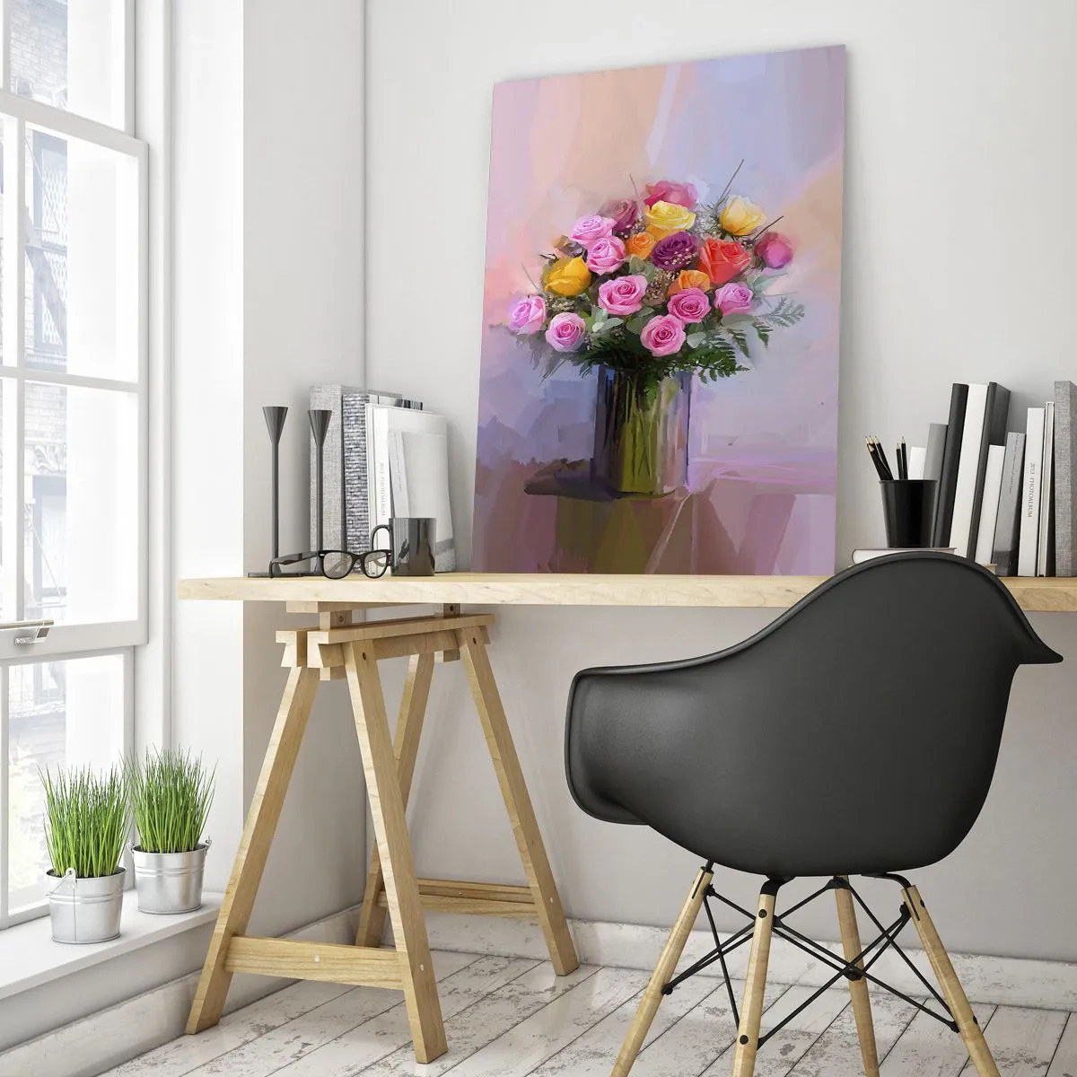 Obraz na skle - Zachycená krása - 50x70 cm