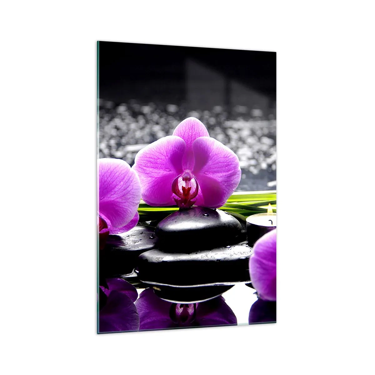 Obraz na skle - Utonout v tichu a klidu - 70x100 cm