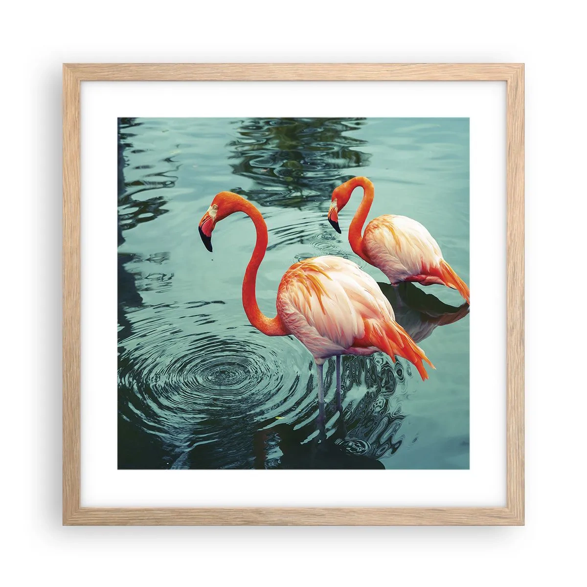 Plakát v rámu světlý dub - Nyní jsme v módě - 40x40 cm