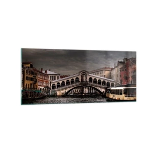 Obraz na skle - Slib benátského večera - 120x50 cm