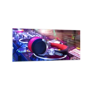 Obraz na skle - Bude, bude se dít - 120x50 cm