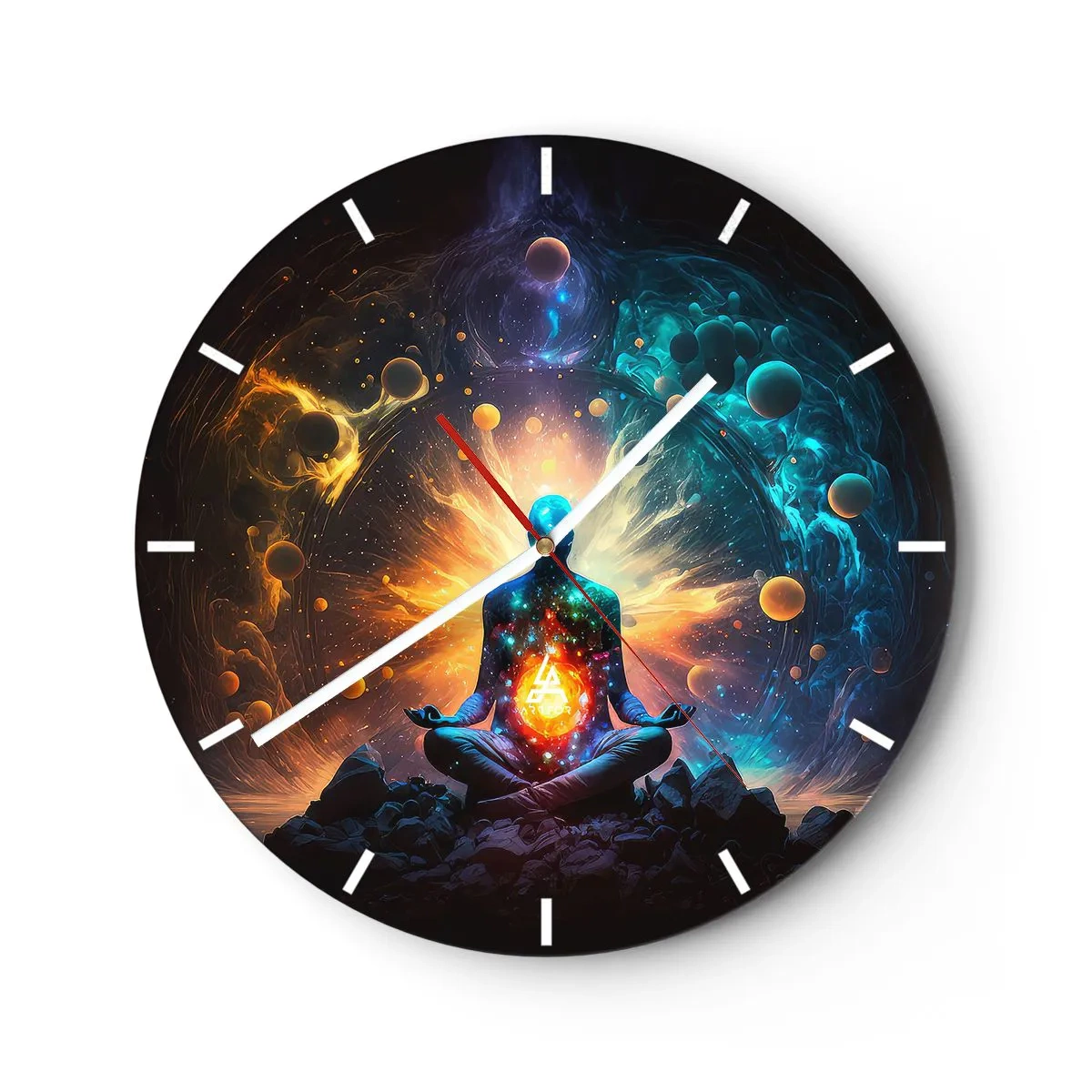 Nástěnné hodiny - Vesmírný klid - 40x40 cm