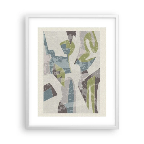 Plakát v bílém rámu - Kompozice za sklem - 40x50 cm