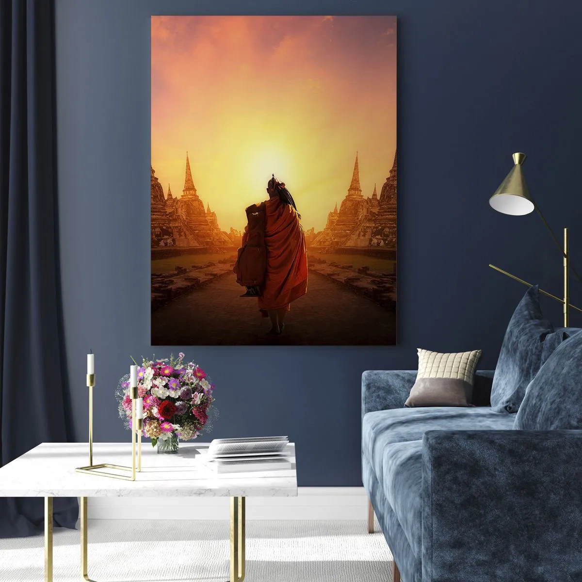 Obraz na skle - V klidu věčností - 50x70 cm
