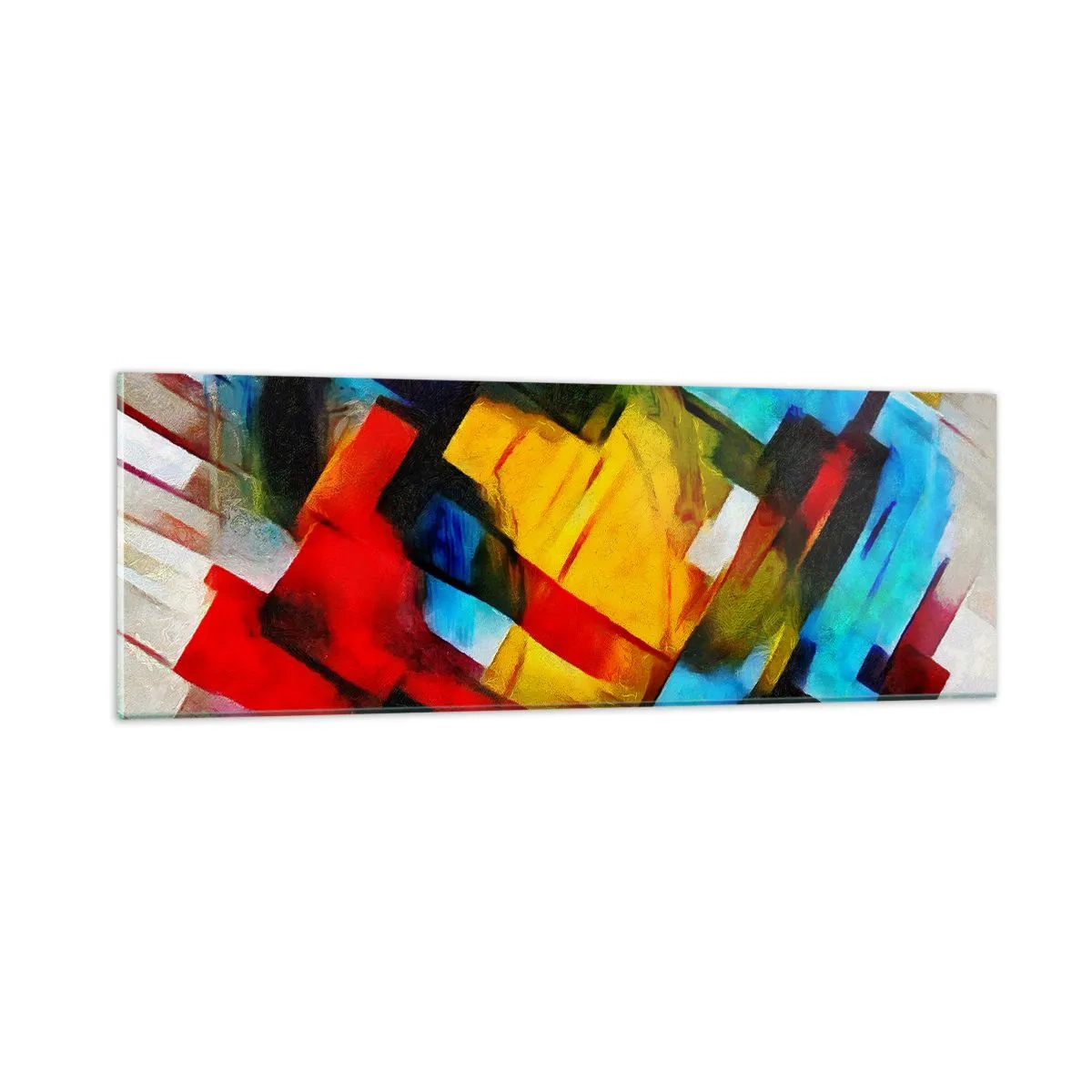 Obraz na skle - Vícebarevné vrstvy - 90x30 cm