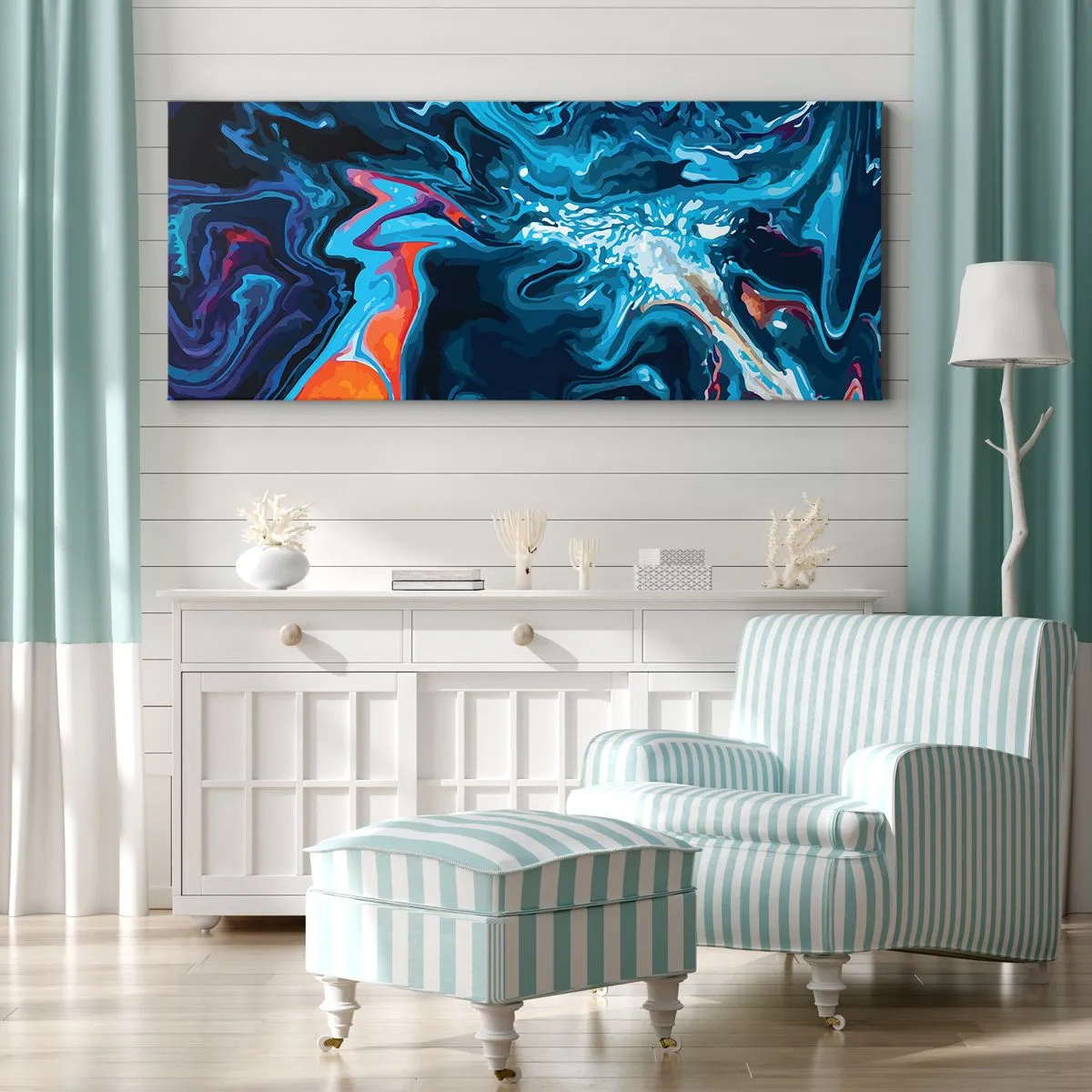 Obraz na plátně - Cesta do středu nebe - 100x40 cm