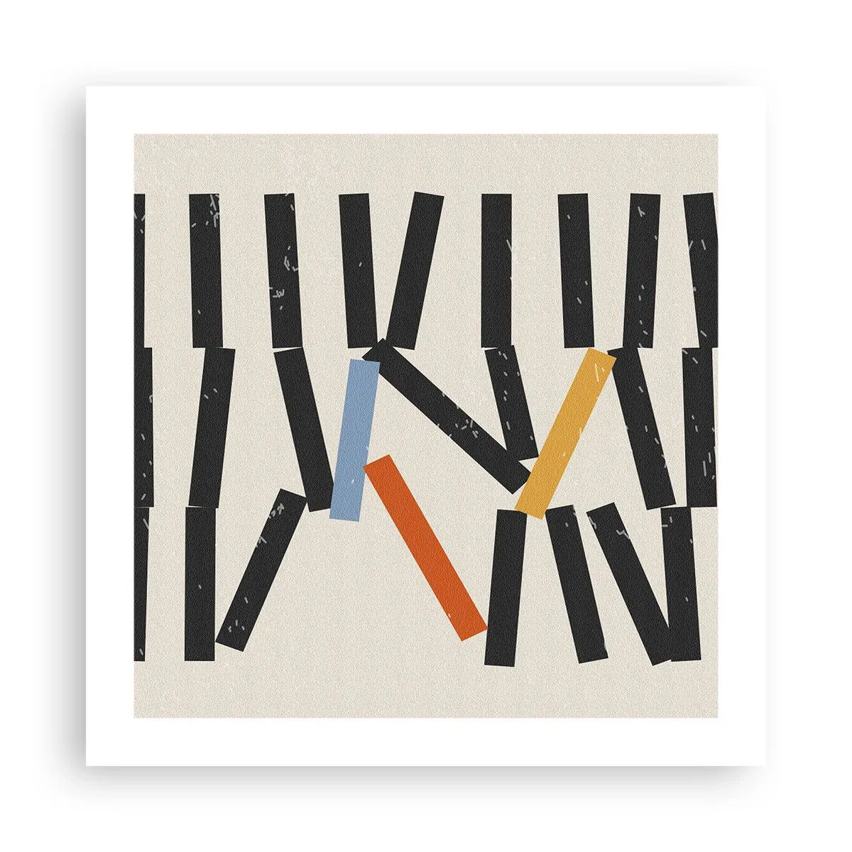 Plakát - Domino – kompozice - 50x50 cm