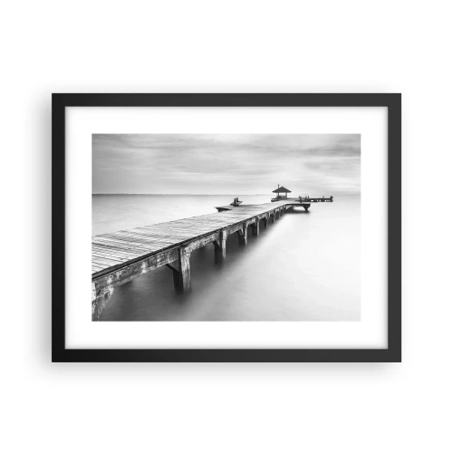 Plakát v černém rámu - Daleko od nás - 40x30 cm