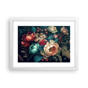 Plakát v bílém rámu - Půvab 19. století - 40x30 cm