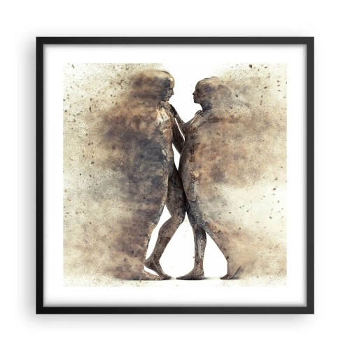 Plakát v černém rámu - Z prachu povstali, aby milovali - 50x50 cm