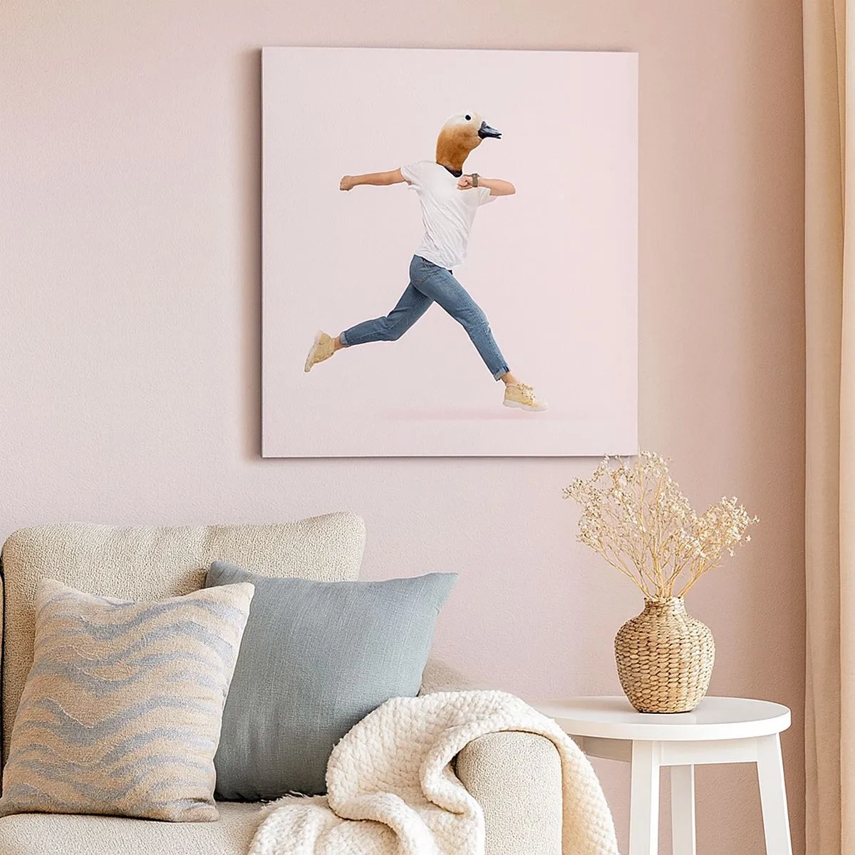 Obraz na plátně - Špetka absurdity - 30x30 cm