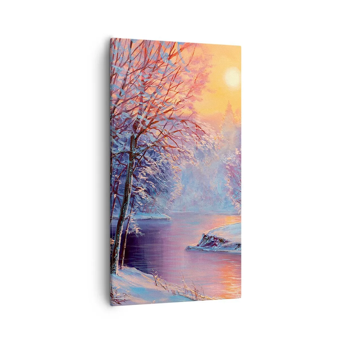 Obraz na plátně - Barvy zimy - 55x100 cm