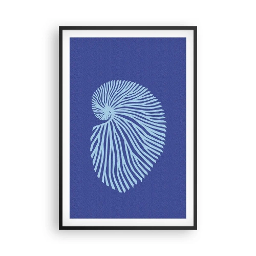 Plakát v černém rámu - Zrození mušle - 61x91 cm