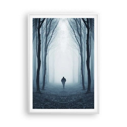 Plakát v bílém rámu - A všechno jednoduché a jasné - 70x100 cm