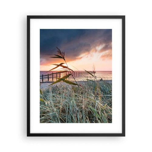 Plakát v černém rámu - Neodváto větrem - 40x50 cm