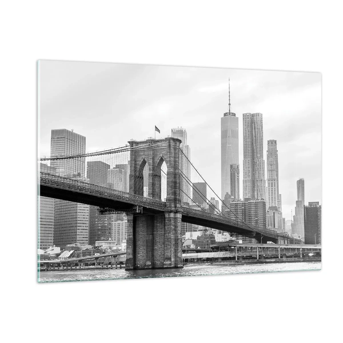 Obraz na skle - Newyorské zázraky - 120x80 cm