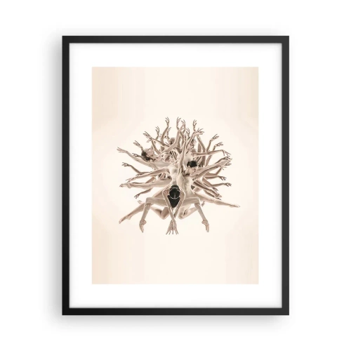 Plakát v černém rámu - Rozkvět v tanci - 40x50 cm