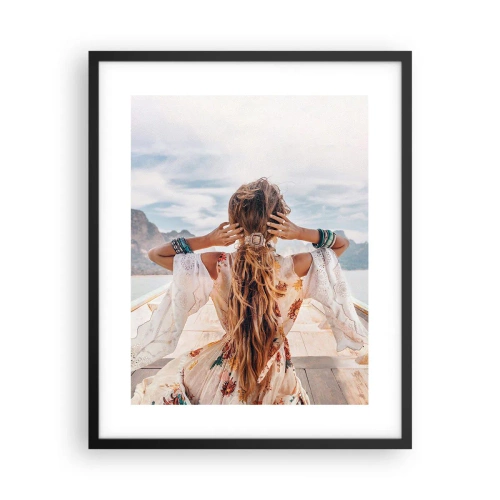 Plakát v černém rámu - Na cestě ke štěstí - 40x50 cm