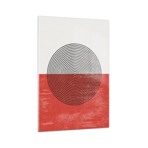 Obraz na skle - Přesný zásah - 70x100 cm