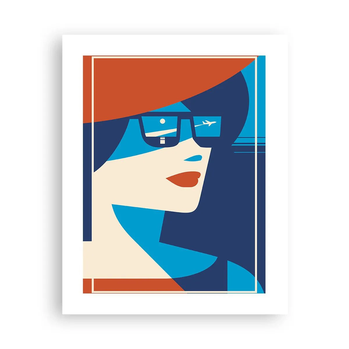 Plakát - Prázdninová cesta - 40x50 cm