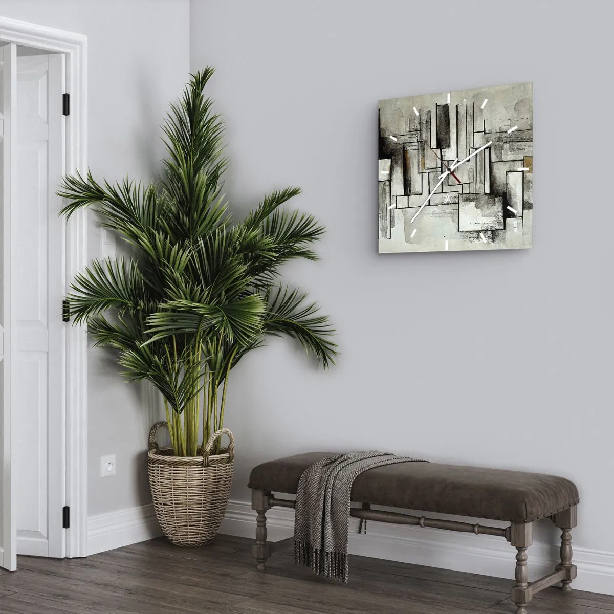 Nástěnné hodiny - Síla jednoduchosti - 30x30 cm