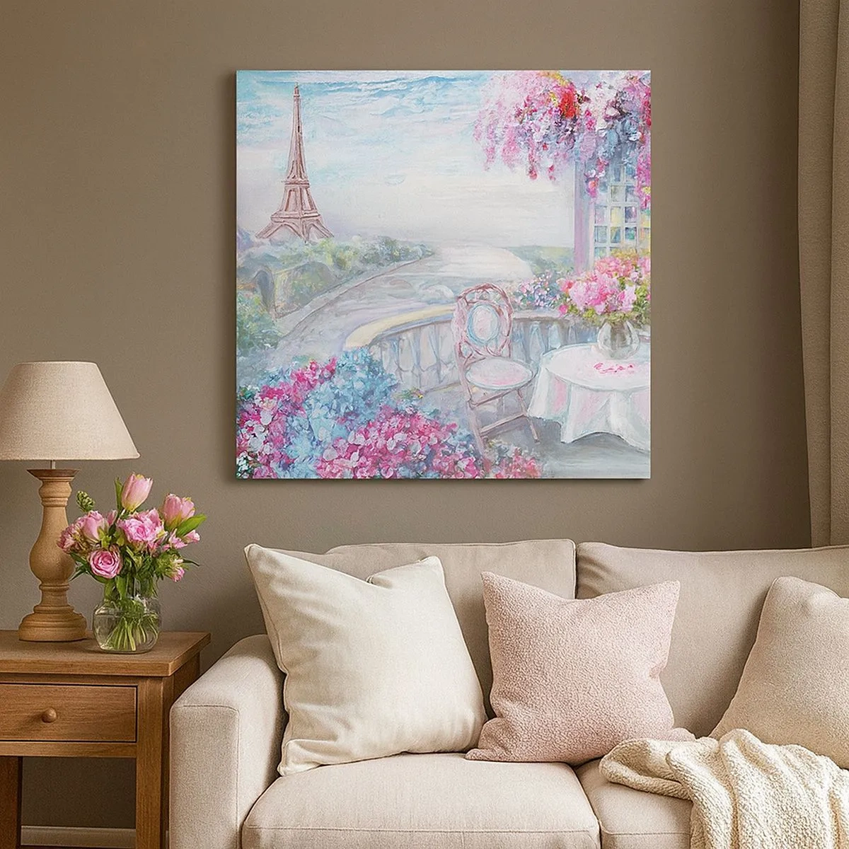 Obraz na plátně - Nejkrásněji je tu v květnu - 30x30 cm