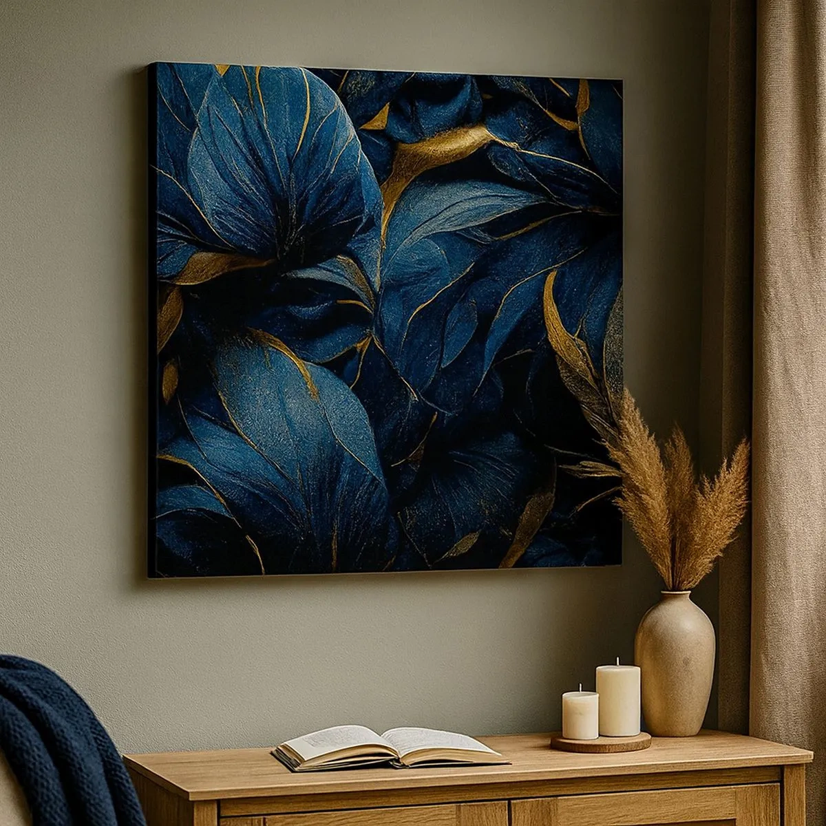 Obraz na plátně - Podšívané zlatem - 30x30 cm