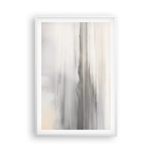 Plakát v bílém rámu - Zamyšlená dálka - 61x91 cm