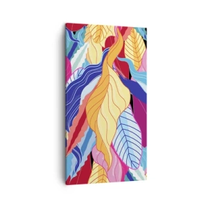 Obraz na plátně - Barevný nepořádek - 45x80 cm